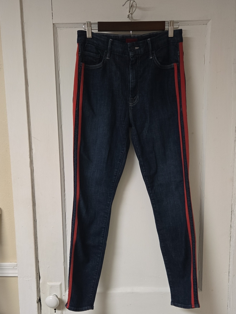 MOTHER High Waisted Looker Jeans Wash Speed Racer Size 29